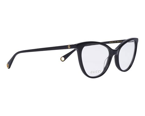 gucci gg1079o|Gucci GG1079O 001 Eyeglasses in Shiny Black.